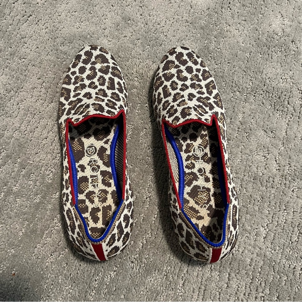EUC ROTHYS LOAFER - CHEETAH